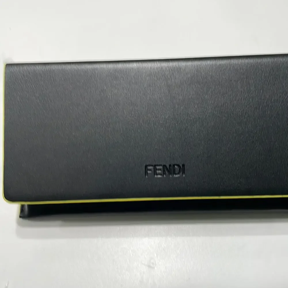 Fendi 53mm Cat Eye Sunglasses black and blue stripes